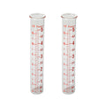 2 Glass Tubes - Replacement for Rain Gauge