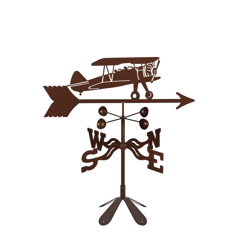 Biplane Airplane Weathervane