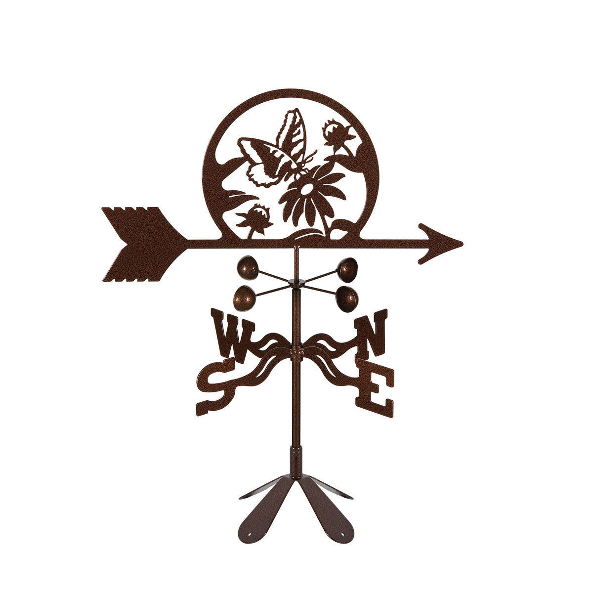 Butterfly & Flowers Weathervane