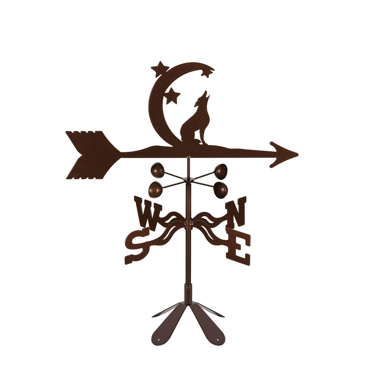 Coyote with Moon & Stars Weathervane