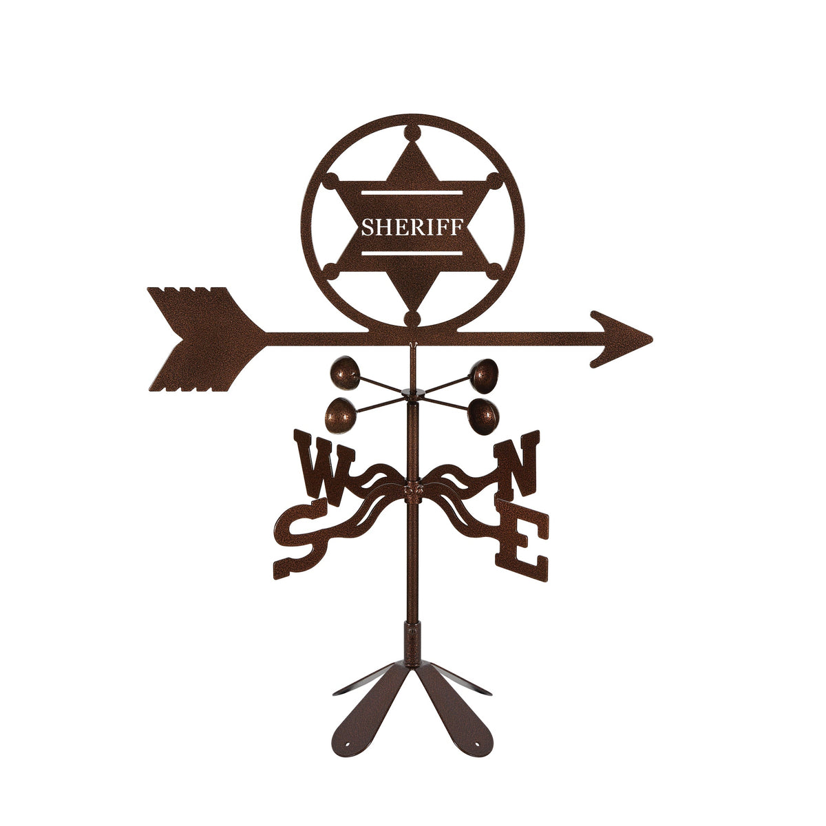 Sheriff 6 pt. Badge Weathervane