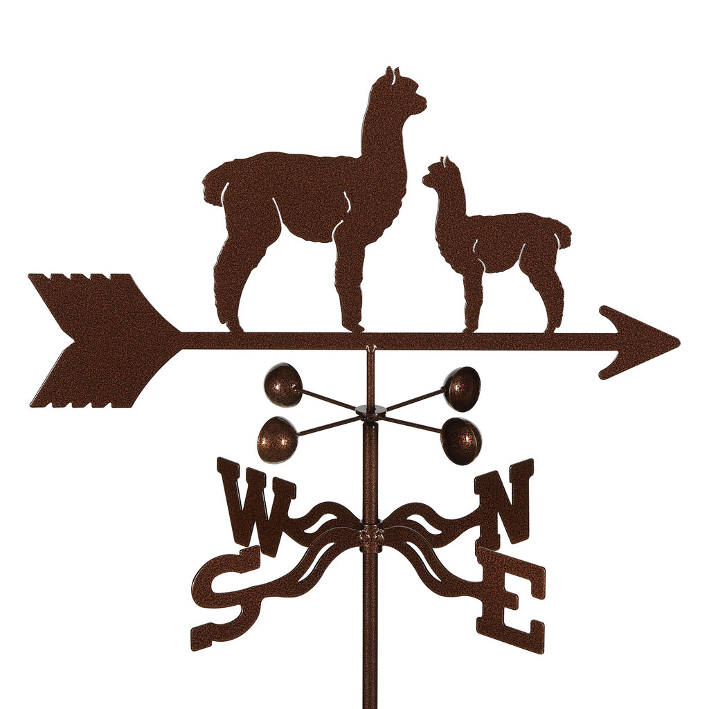 Alpaca and Baby Weathervane