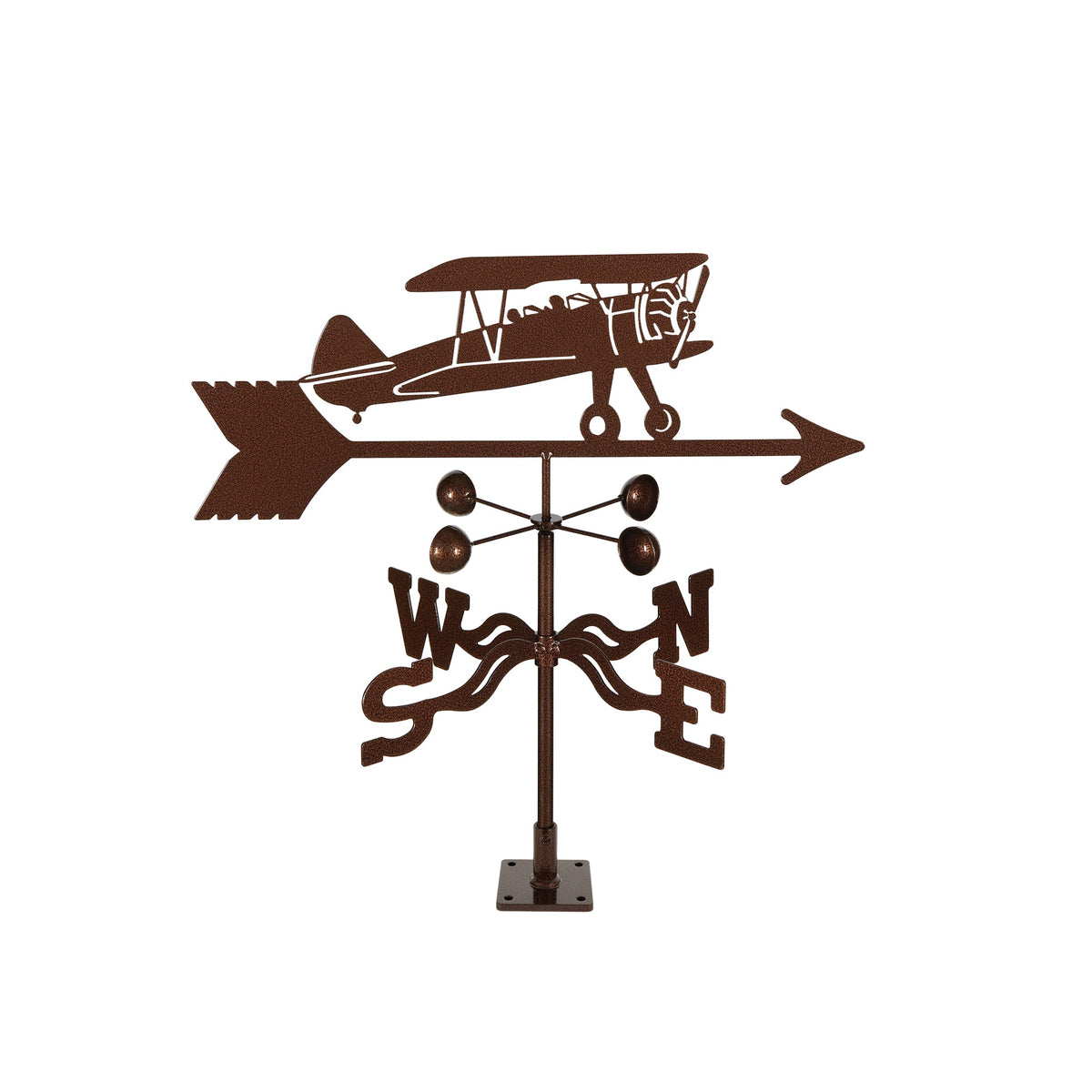 Biplane Airplane Weathervane