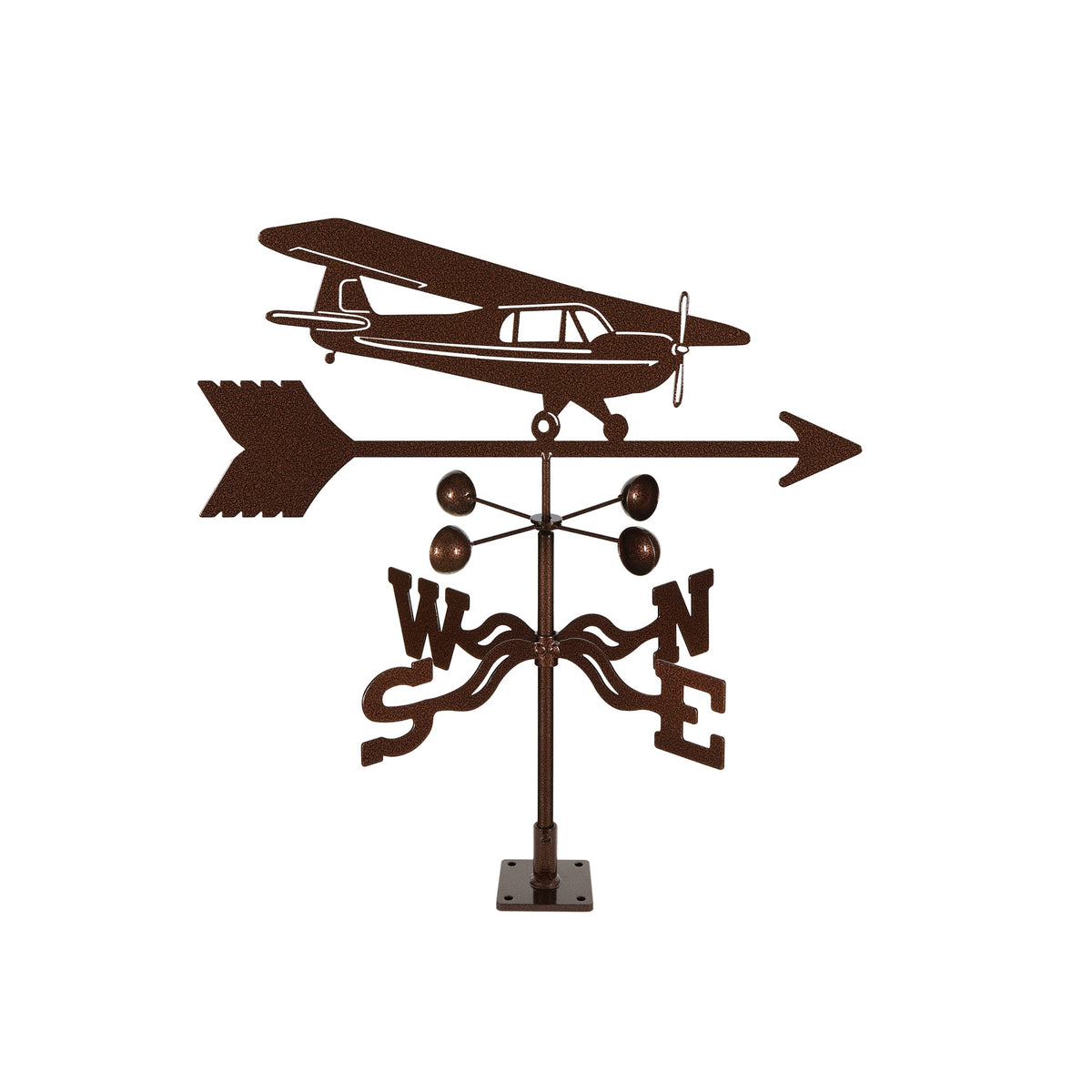 High Wing Airplane Weathervane