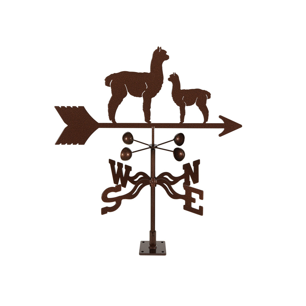 Alpaca and Baby Weathervane