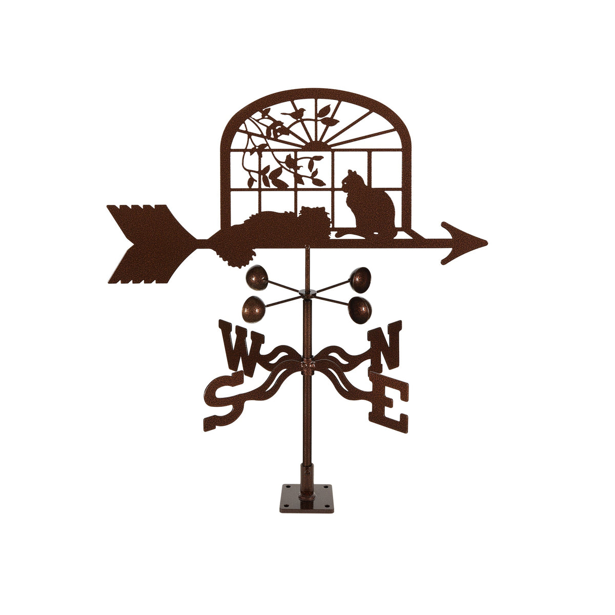 Cats In Window Weathervane