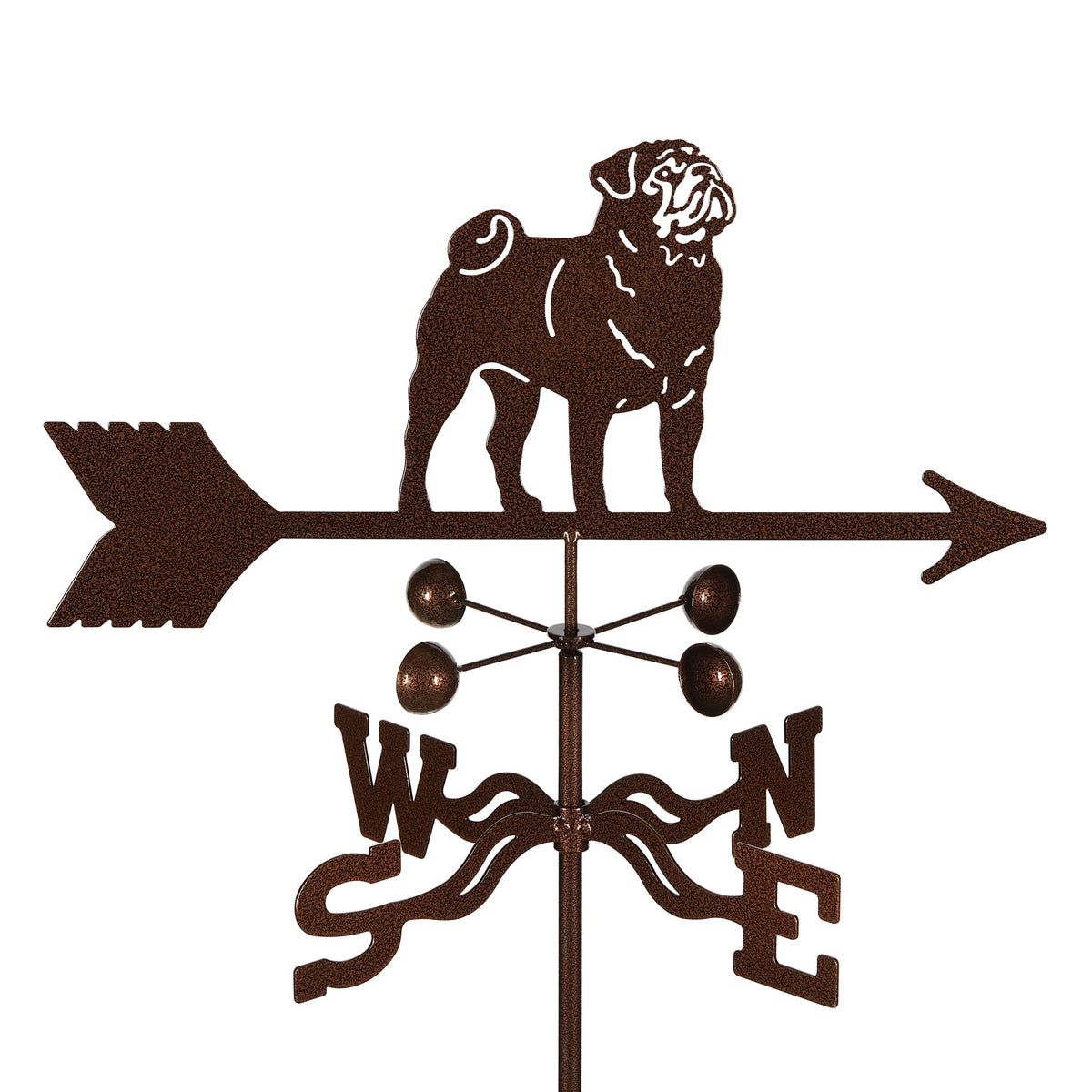Pug Weathervane