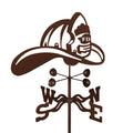 Fire Helmet Weathervane
