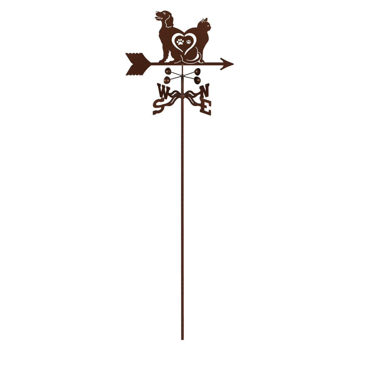 Cat and Dog (Love) Weathervane