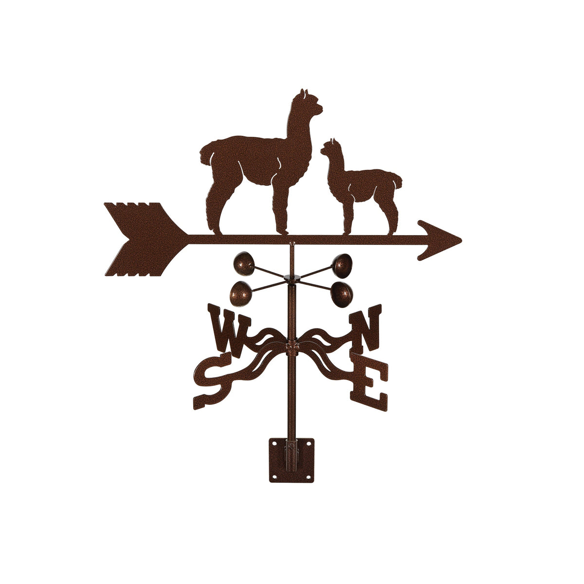 Alpaca and Baby Weathervane