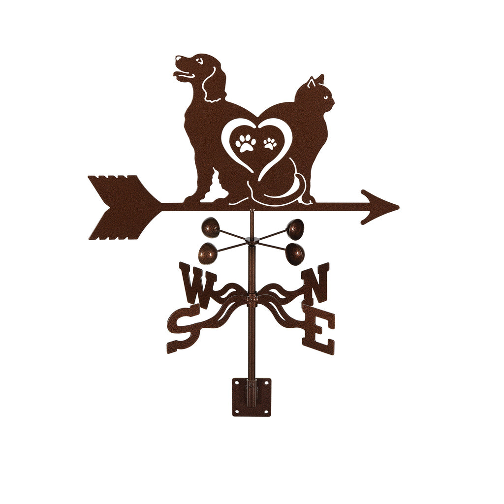 Cat and Dog (Love) Weathervane