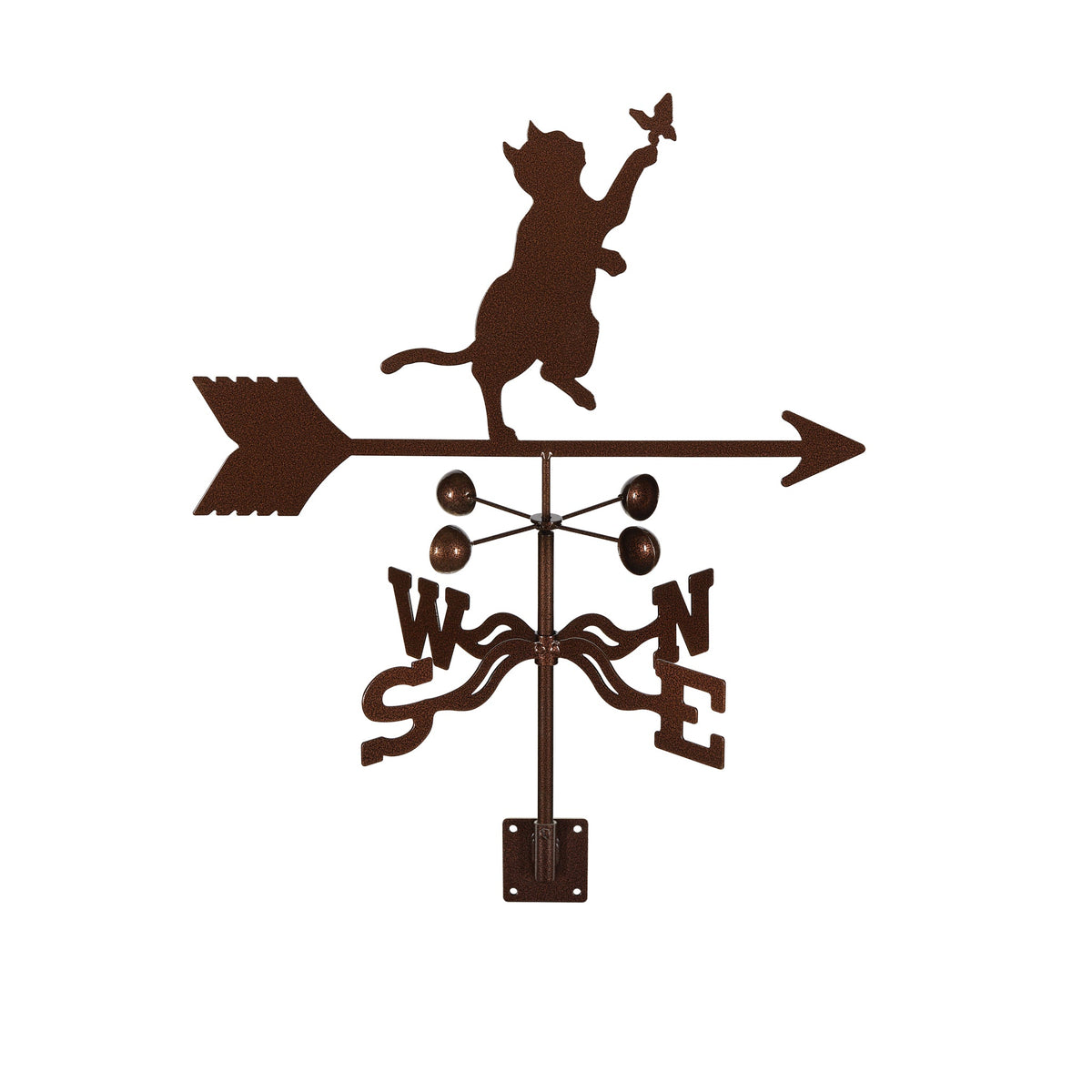 Cat & Butterfly Weathervane