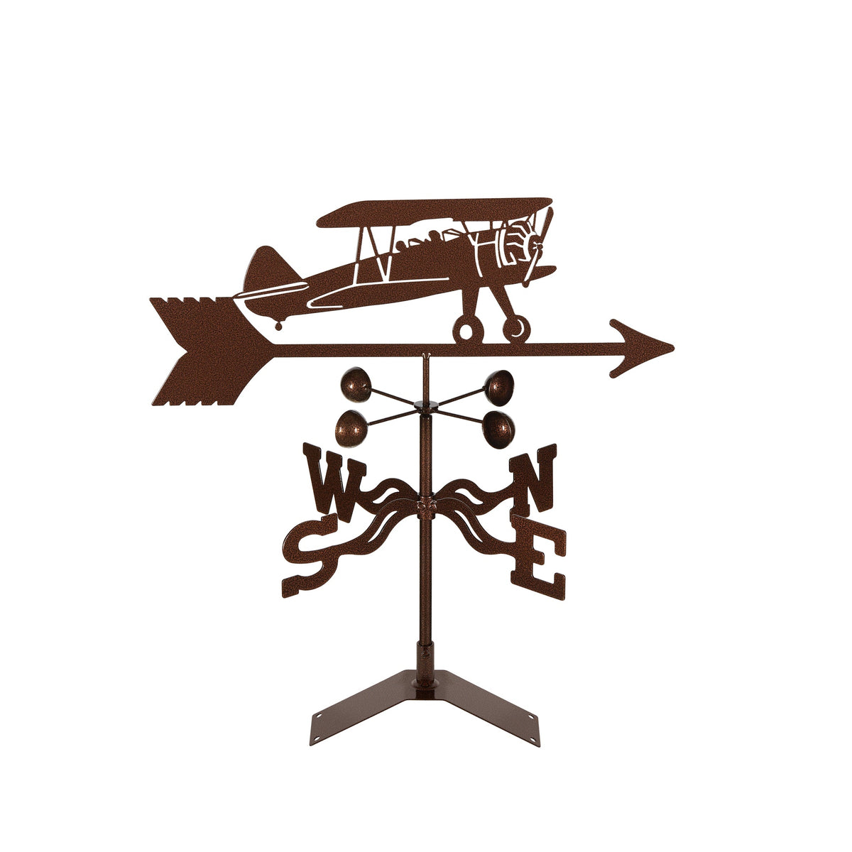 Biplane Airplane Weathervane
