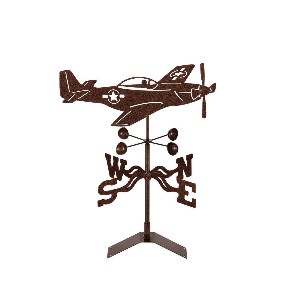 P-51 Mustang Airplane Weathervane