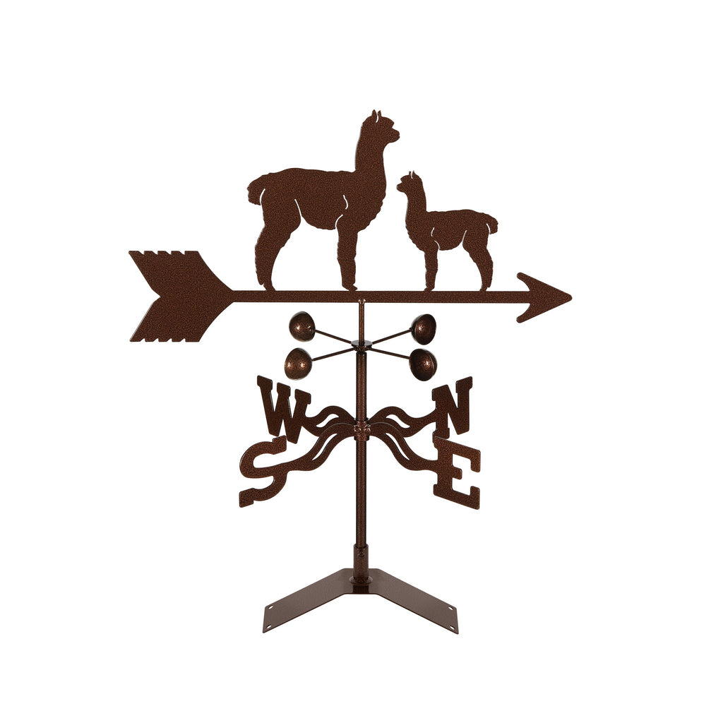 Alpaca and Baby Weathervane