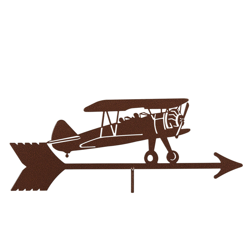 Biplane Airplane Weathervane