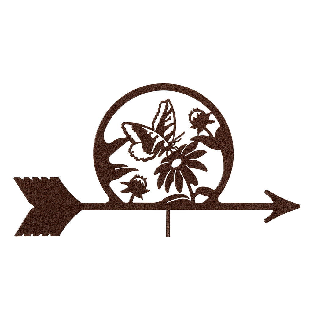 Butterfly & Flowers Weathervane