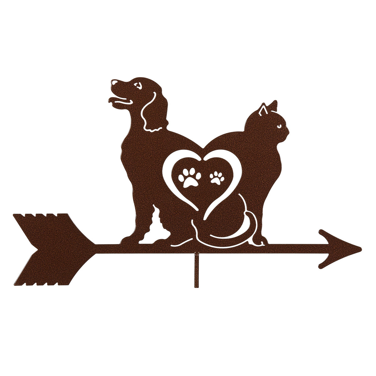 Cat and Dog (Love) Weathervane
