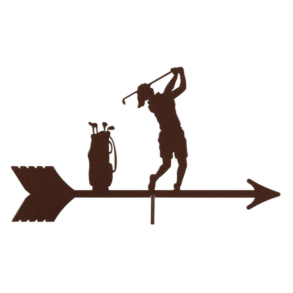 Female Golfer Weathervane