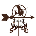 Witch On Broom Weathervane