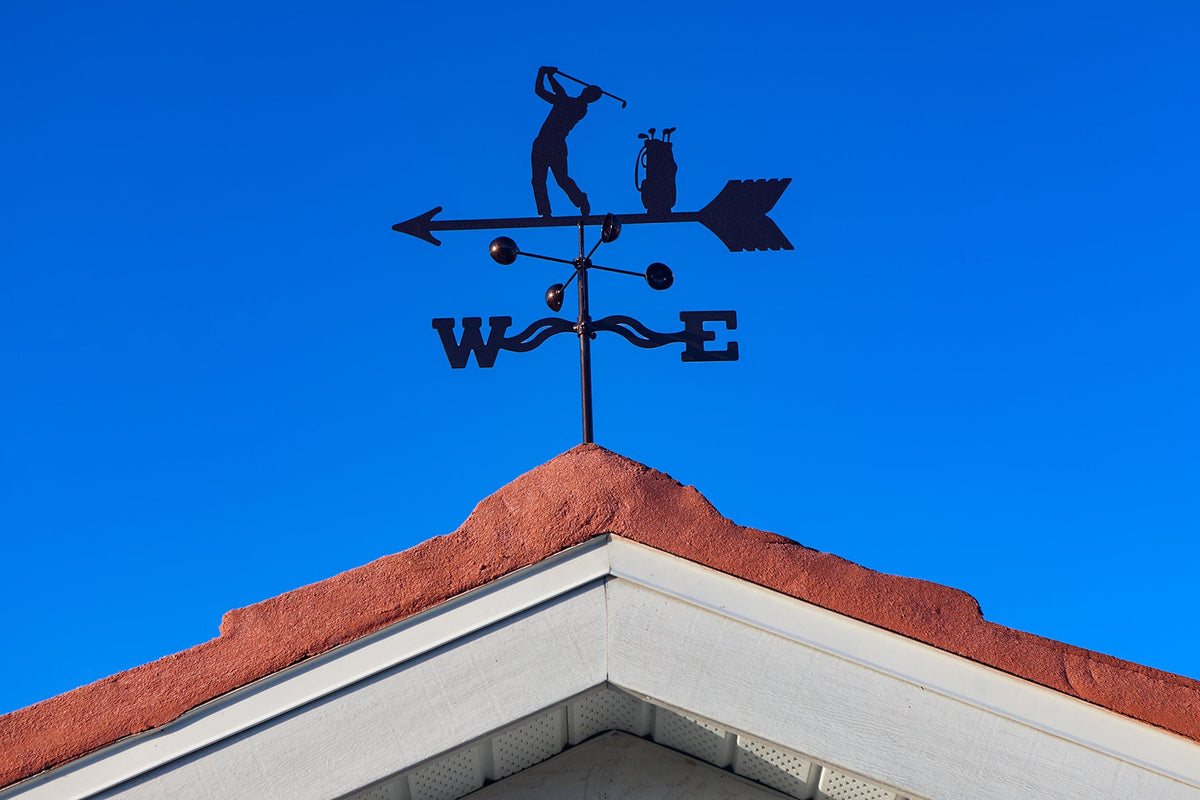 Male Golfer Weathervane
